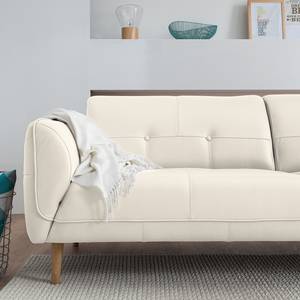 Sofa Cala (3-Sitzer) Echtleder Echtleder Neka: Creme - Beige