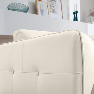 Sofa Cala (3-Sitzer) Echtleder Echtleder Neka: Creme - Beige