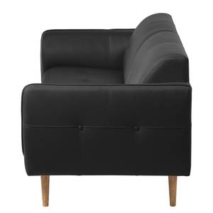 Sofa Cala (3-Sitzer) Echtleder Echtleder Neka: Schwarz - Beige