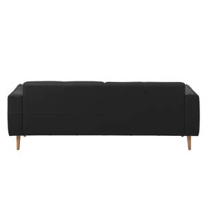 Sofa Cala (3-Sitzer) Echtleder Echtleder Neka: Schwarz - Beige