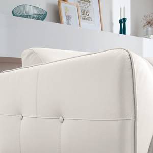 Sofa Cala (3-Sitzer) Echtleder Echtleder Neka: Weiß - Beige