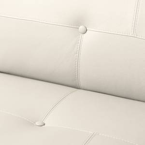 Sofa Cala (3-Sitzer) Echtleder Echtleder Neka: Creme - Schwarz