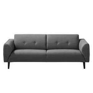 Sofa Cala (3-Sitzer) Webstoff Webstoff Osta: Anthrazit - Schwarz