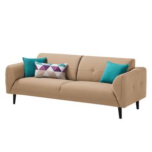 Sofa Cala (3-Sitzer) Webstoff Webstoff Osta: Cappuccino - Schwarz