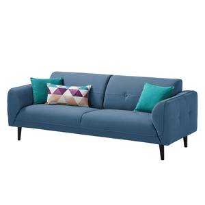 Sofa Cala (3-Sitzer) Webstoff Webstoff Osta: Dunkelblau - Schwarz