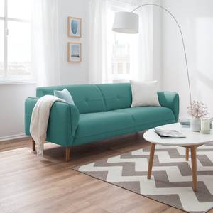 Sofa Cala (3-Sitzer) Webstoff Webstoff Osta: Petrol - Beige