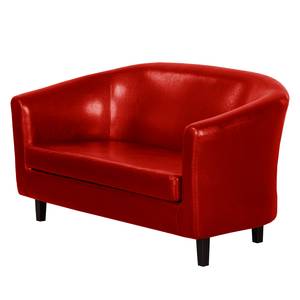 Sofa Caledon (2-Sitzer) Kunstleder Rot