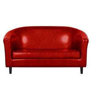 Sofa Caledon (2-Sitzer) Kunstleder Rot