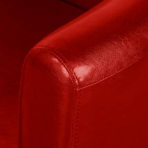 Fauteuil Caledon Cuir synthétique - Rouge