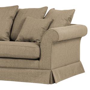 Sofa Campagne (3-Sitzer) Webstoff Muskat