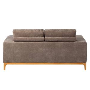 Sofa Campina (2-Sitzer) Microfaser - Kokosnuss Braun