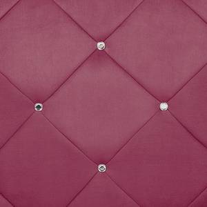 Canapé Carlotta (2 places) Microfibre bordeaux