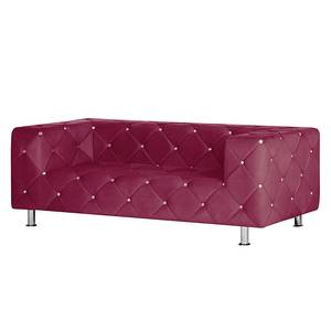 Sofa Carlotta (2-Sitzer) Microfaser Bordeaux