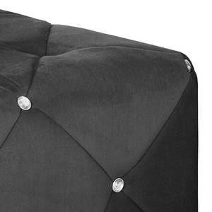 Sofa Carlotta (2-Sitzer) Microfaser Schwarz