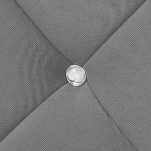 Canapé Carlotta (2 places) Microfibre gris acier