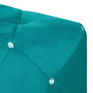 Canapé Carlotta (2 places) Microfibre turquoise