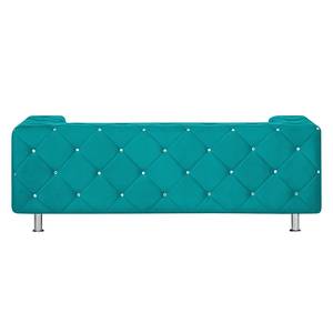 Canapé Carlotta (2 places) Microfibre turquoise