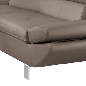 Sofa Kerry (2-Sitzer) Echtleder Taupe