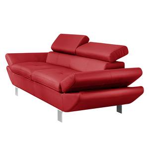 Sofa Kerry (3-Sitzer) Echtleder Rot