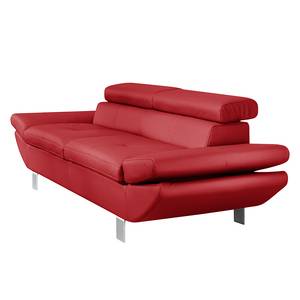 Sofa Kerry (3-Sitzer) Echtleder Rot