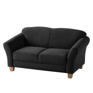 Sofa Cebu (2-Sitzer) Webstoff Schwarz