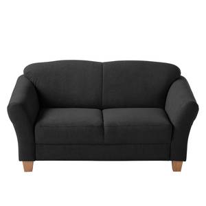 Sofa Cebu (2-Sitzer) Webstoff Schwarz