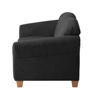 Sofa Cebu (2-Sitzer) Webstoff Schwarz