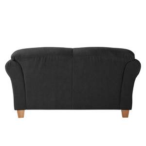 Sofa Cebu (2-Sitzer) Webstoff Schwarz