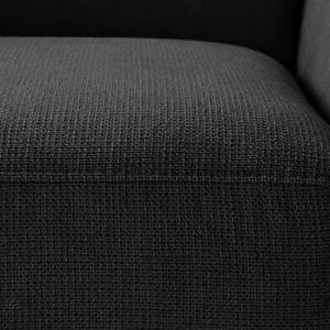 Sofa Cebu (2-Sitzer) Webstoff Schwarz