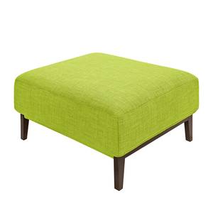 Sofa Chariot (2,5-Sitzer mit Hocker) Webstoff - Grasgrün