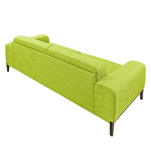 Sofa Chariot (2,5-Sitzer mit Hocker) Webstoff - Grasgrün