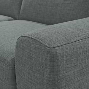 Sofa Chariot (2,5-Sitzer mit Hocker) Webstoff - Grau