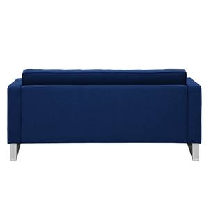 Sofa Chelsea (2-Sitzer) Webstoff Stoff Ramira: Blau - Kufen