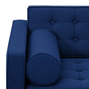 Sofa Chelsea (2-Sitzer) Webstoff Stoff Ramira: Blau - Kufen