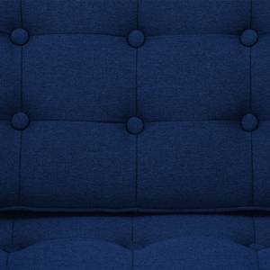 Sofa Chelsea (2-Sitzer) Webstoff Stoff Ramira: Blau - Kufen