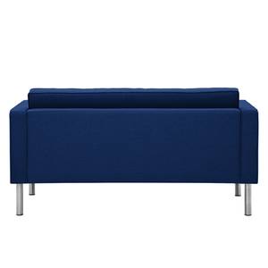 Sofa Chelsea (2-Sitzer) Webstoff Stoff Ramira: Blau - Zylinder