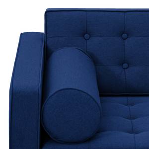 Sofa Chelsea (2-Sitzer) Webstoff Stoff Ramira: Blau - Zylinder