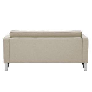 Sofa Chelsea (2-Sitzer) Webstoff Stoff Selva: Beige - Kufen