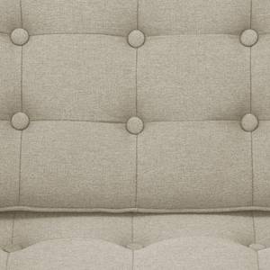 Sofa Chelsea (2-Sitzer) Webstoff Stoff Selva: Beige - Kufen