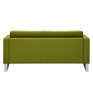 Sofa Chelsea (2-Sitzer) Webstoff Stoff Ramira: Limette - Kufen