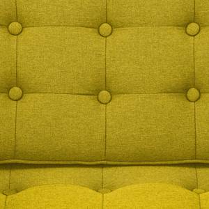 Sofa Chelsea (2-Sitzer) Webstoff Webstoff Milan: Gelb - Zylinder