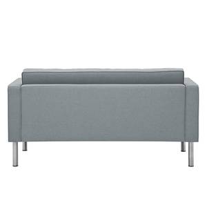 Sofa Chelsea (2-Sitzer) Webstoff Stoff Selva: Grau - Zylinder