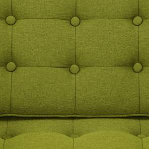 Sofa Chelsea (3-Sitzer) Webstoff Stoff Ramira: Limette - Kufen