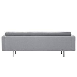 Sofa Chelsea (3-Sitzer) Webstoff Stoff Ramira: Silber - Zylinder