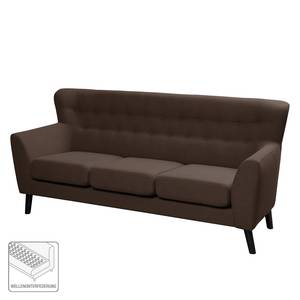 Sofa Chirk (3-Sitzer) Webstoff Espresso