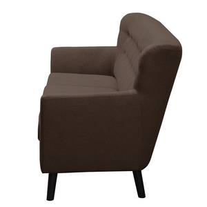 Sofa Chirk (3-Sitzer) Webstoff Espresso