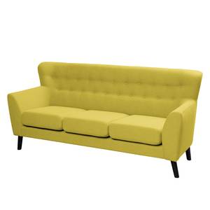 Sofa Chirk (3-Sitzer) Webstoff Lemon