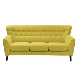 Sofa Chirk (3-Sitzer) Webstoff Lemon