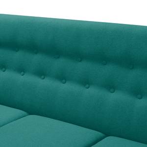 Sofa Chirk (3-Sitzer) Webstoff Petrol