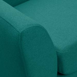 Sofa Chirk (3-Sitzer) Webstoff Petrol